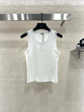26NEW Lace Trim Vest
