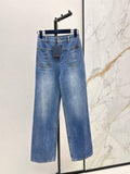 26NEW distressed washed denim jeans