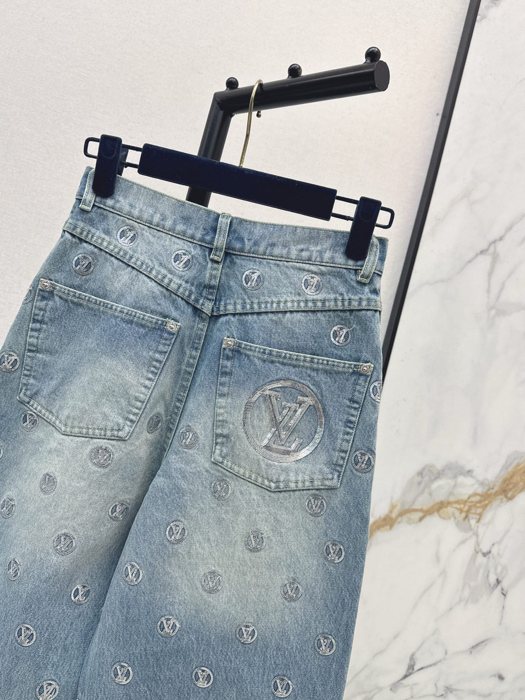 New sequined jeans