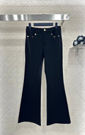 26NEW Flared Slim-Fit High-Waisted Trousers