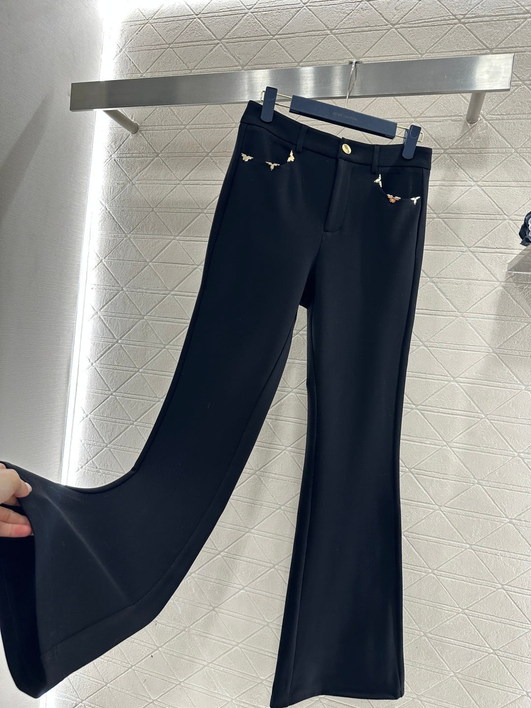 26NEW Flared Slim-Fit High-Waisted Trousers