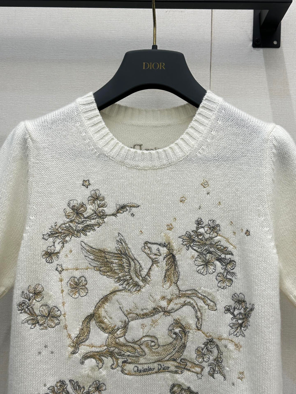 26NEW Lunar New Year Pegasus Embroidered Knit Short-Sleeve
