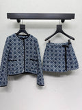 26 New Coarse-woven Diamond Pattern Suit