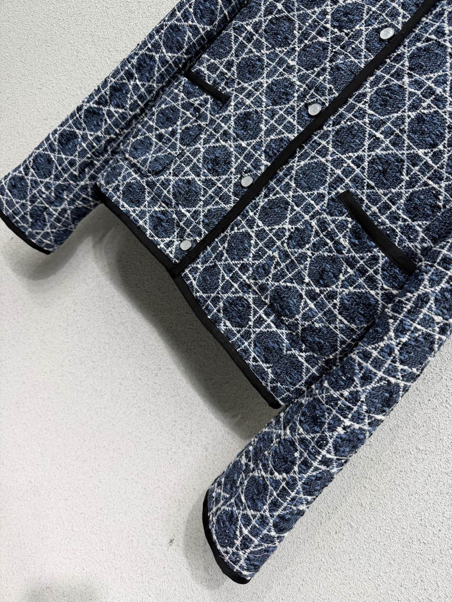 26 New Coarse-woven Diamond Pattern Suit