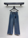 26NEW all-over monogram print jeans