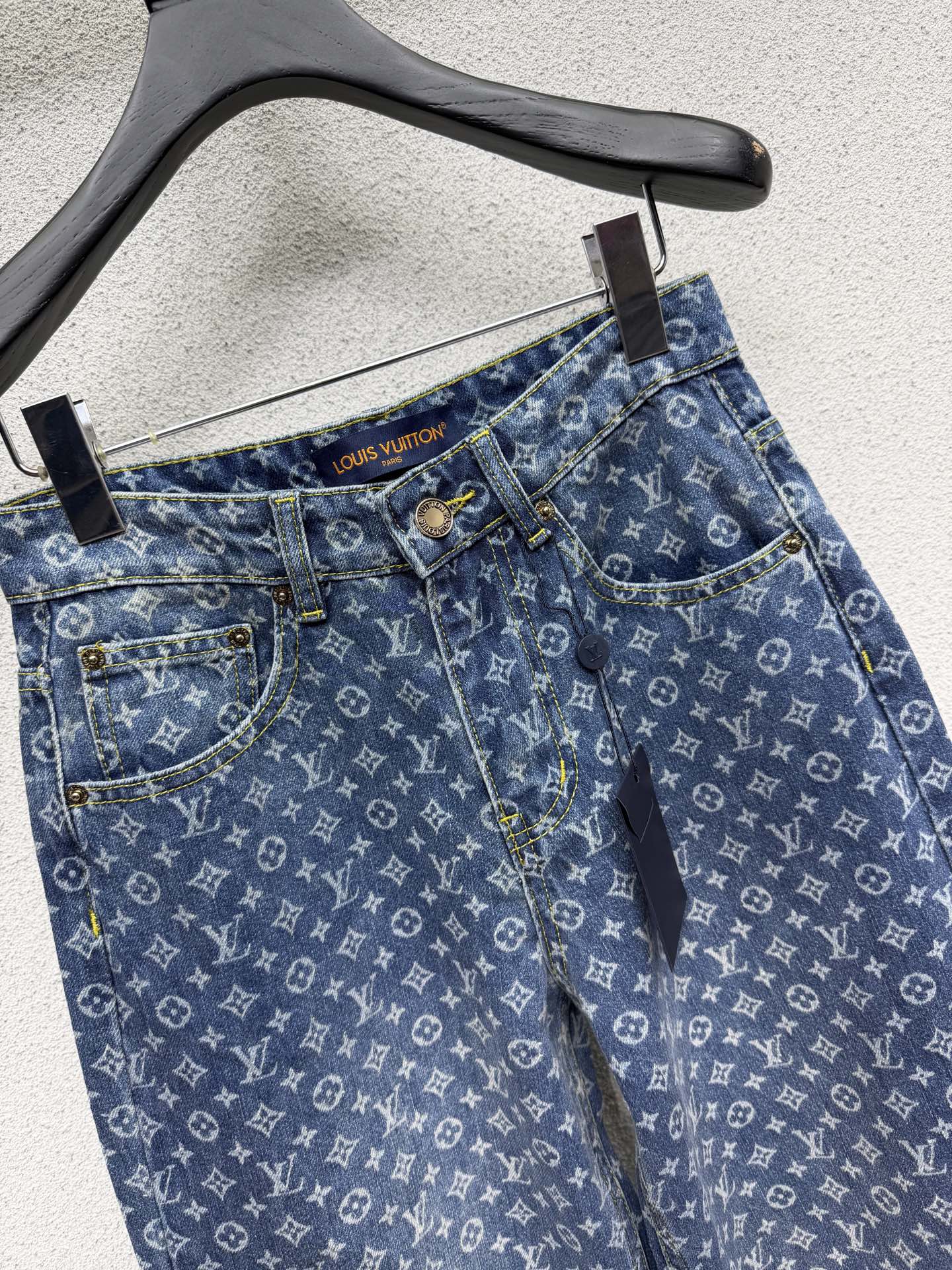 26NEW all-over monogram print jeans