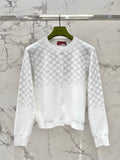 26NEW Rhinestone Button Knit Cardigan
