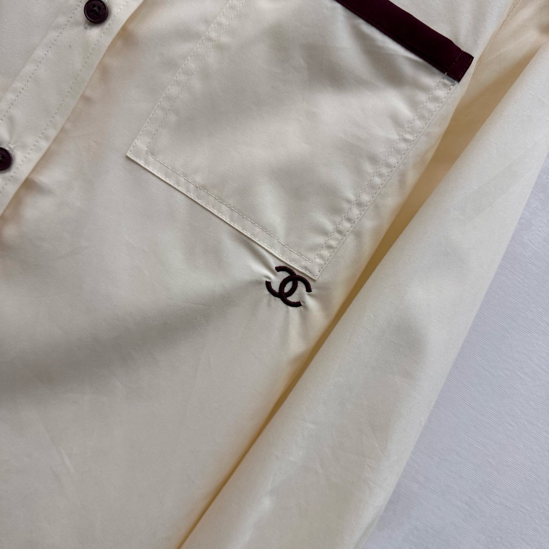 26NEW color-blocked shirt + trousers + vest
