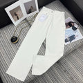 26NEW logo embellished straight-leg jeans