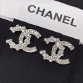 26NEW Floral Vine Diamond Stud Earrings