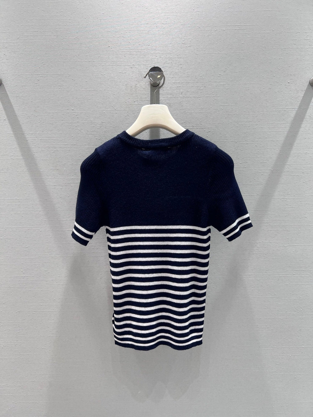 26NEW Striped Knit Short Sleeve