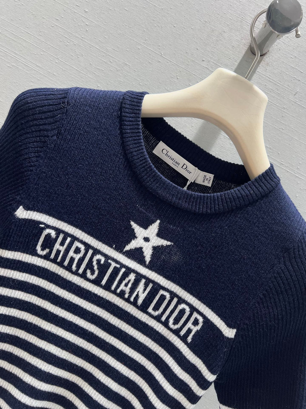 26NEW Striped Knit Short Sleeve