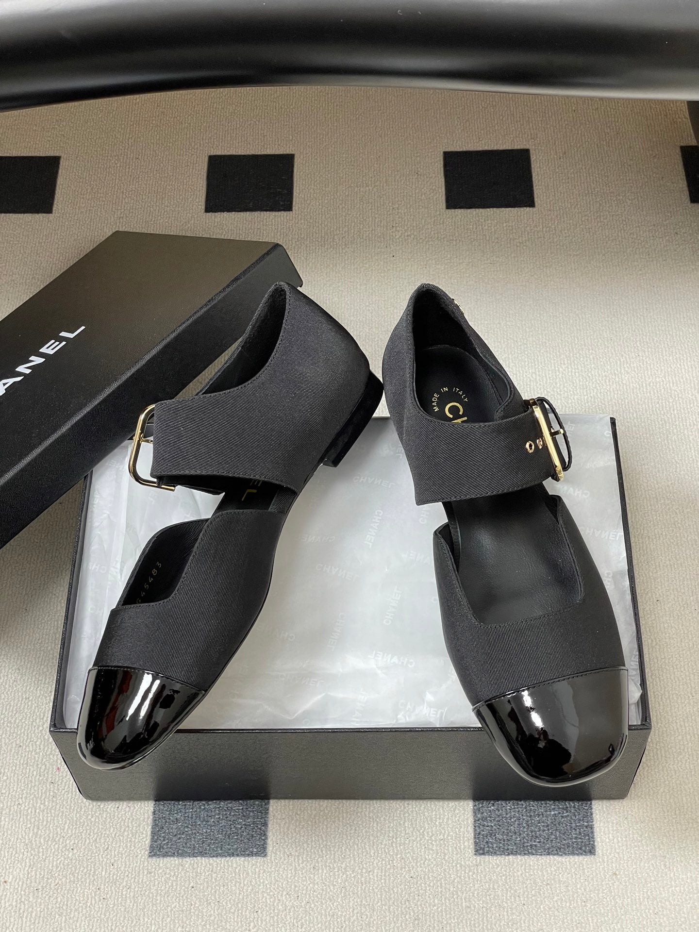 26NEW square-toe Mary Jane shoes