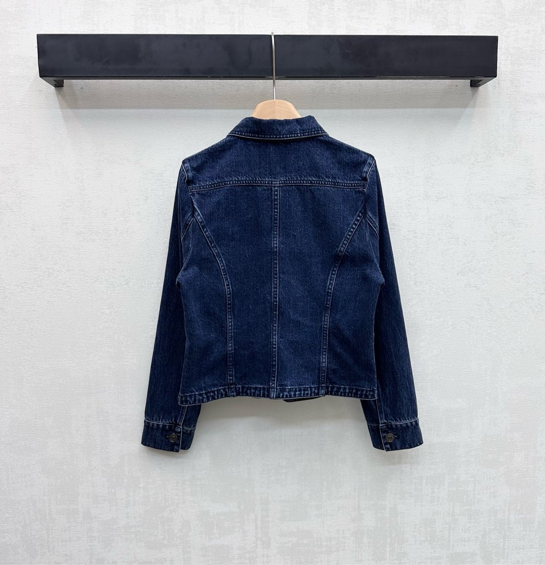 26NEW Collared Slim Fit Denim Jacket