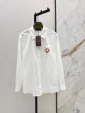 26NEW Embroidered Collared Shirt