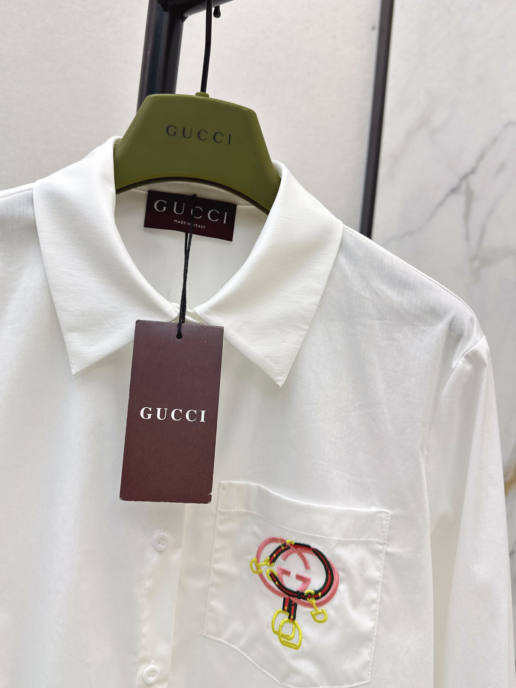 26NEW Embroidered Collared Shirt