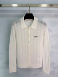 26NEW off-white knitted cardigan