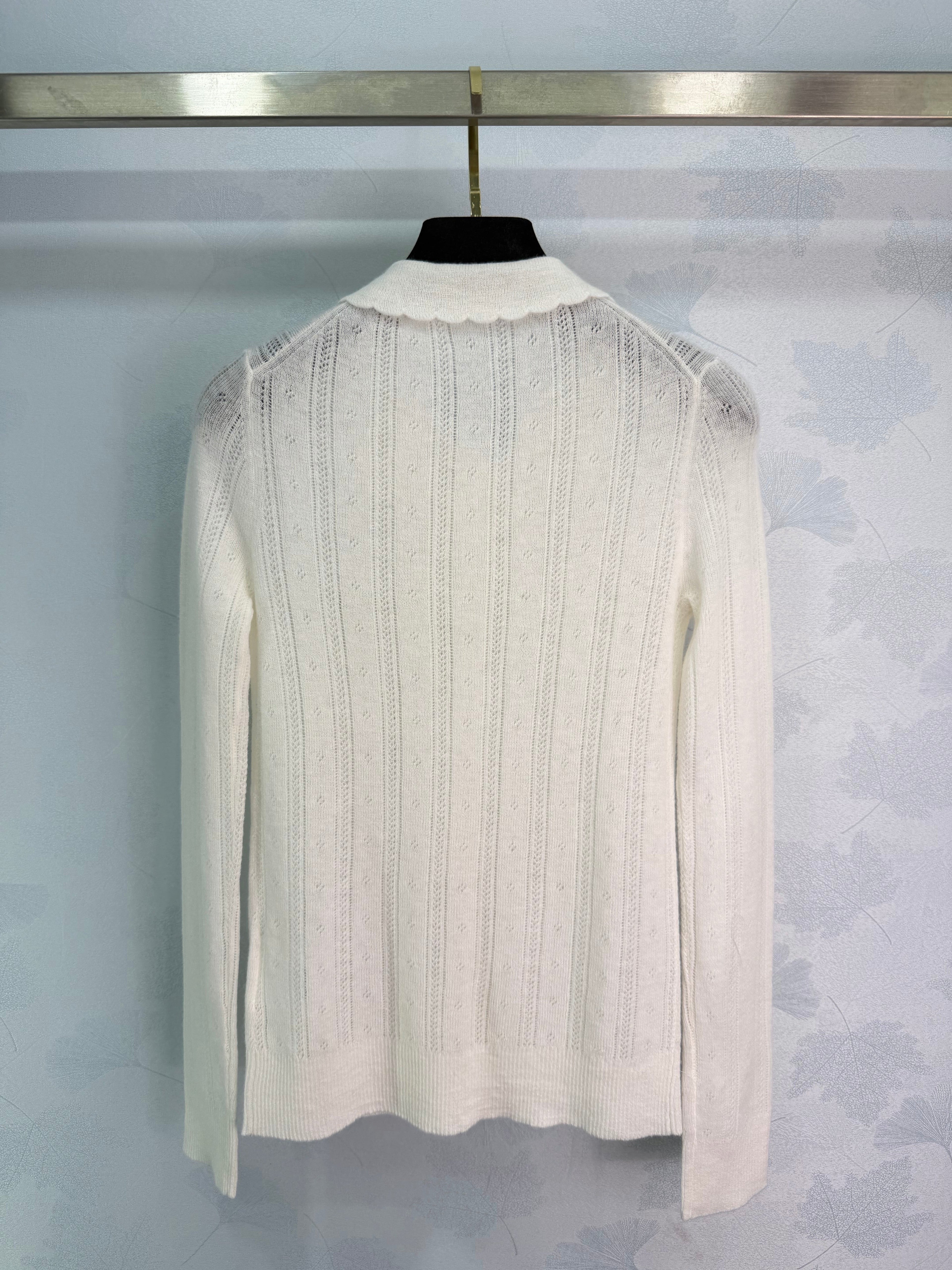 26NEW off-white knitted cardigan