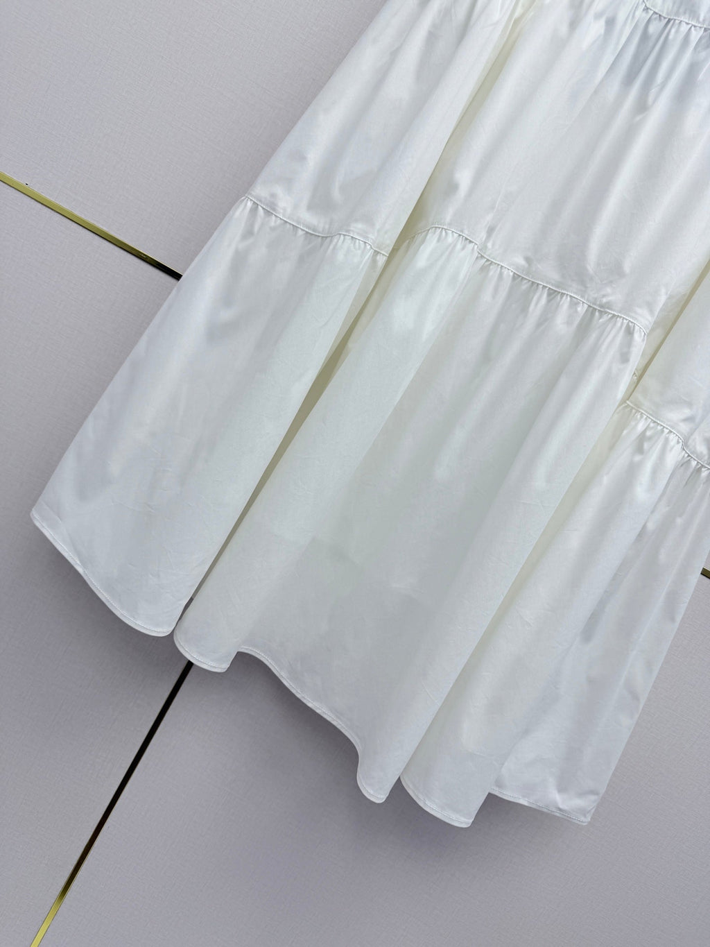 26NEW Elastic Waistband Midi Skirt
