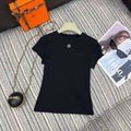 26NEW Letter-embellished Short-sleeved T-shirt