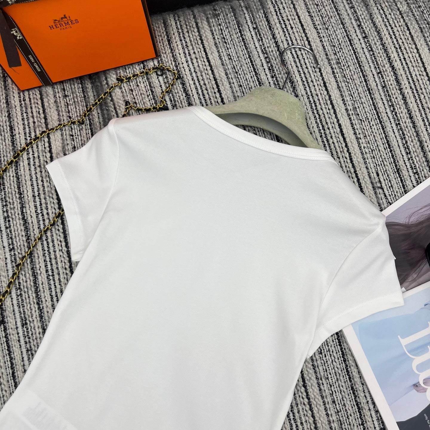 26NEW Letter-embellished Short-sleeved T-shirt