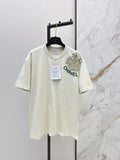 26NEW Floral Rhinestone Pattern Short-Sleeve T-Shirt