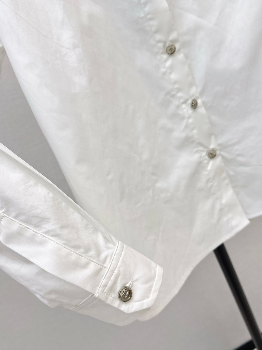 26NEW Letter Embroidery Cotton Shirt