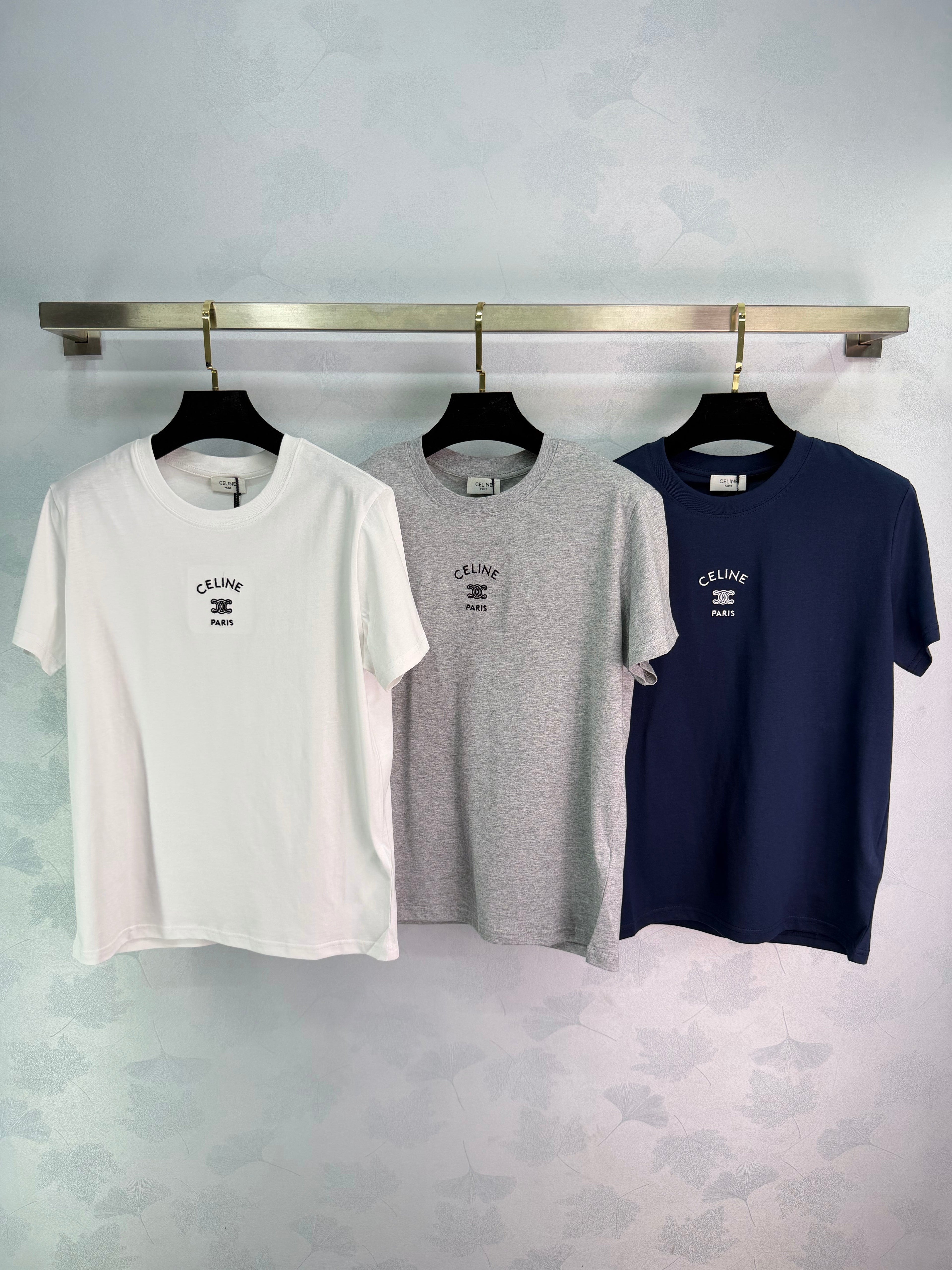 26NEW New Embroidered Short-Sleeve T-Shirt