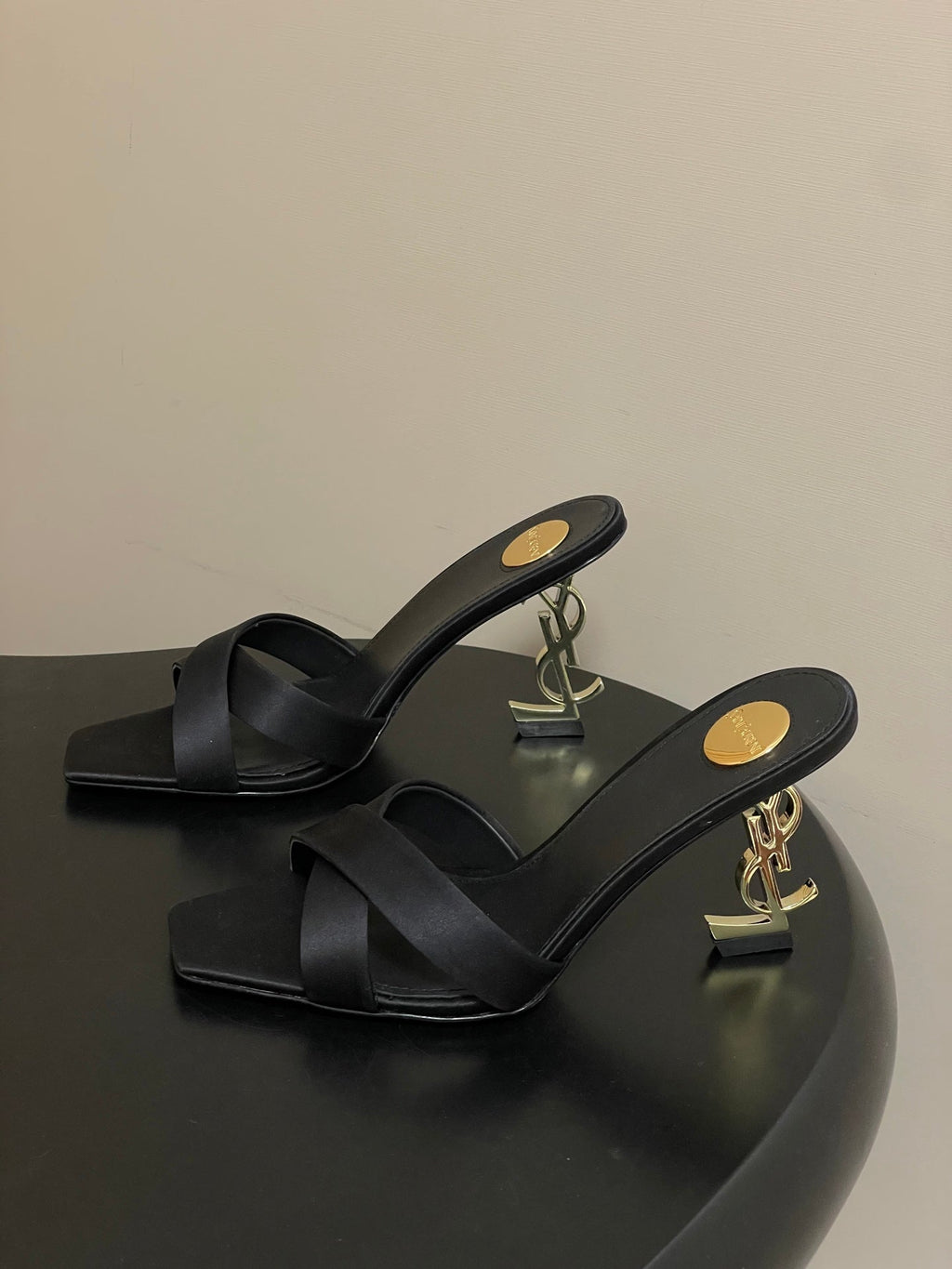 2026 Spring/Summer New Square Toe Cross Strap High-Heeled Sandals