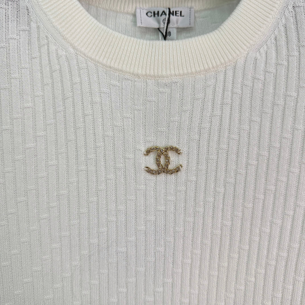 26 Spring/Summer New Knitted Short-Sleeve Top