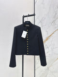 26SS Gold Buckle Trim Jacket
