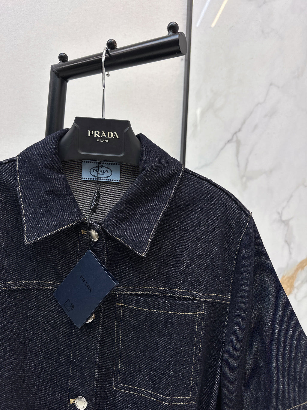 26SS Raw Denim Dress