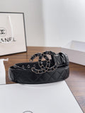 Women's chain buckle belt, 3.0cm