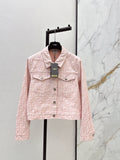 26SS Spring/Summer Newest Jacquard Denim Jacket