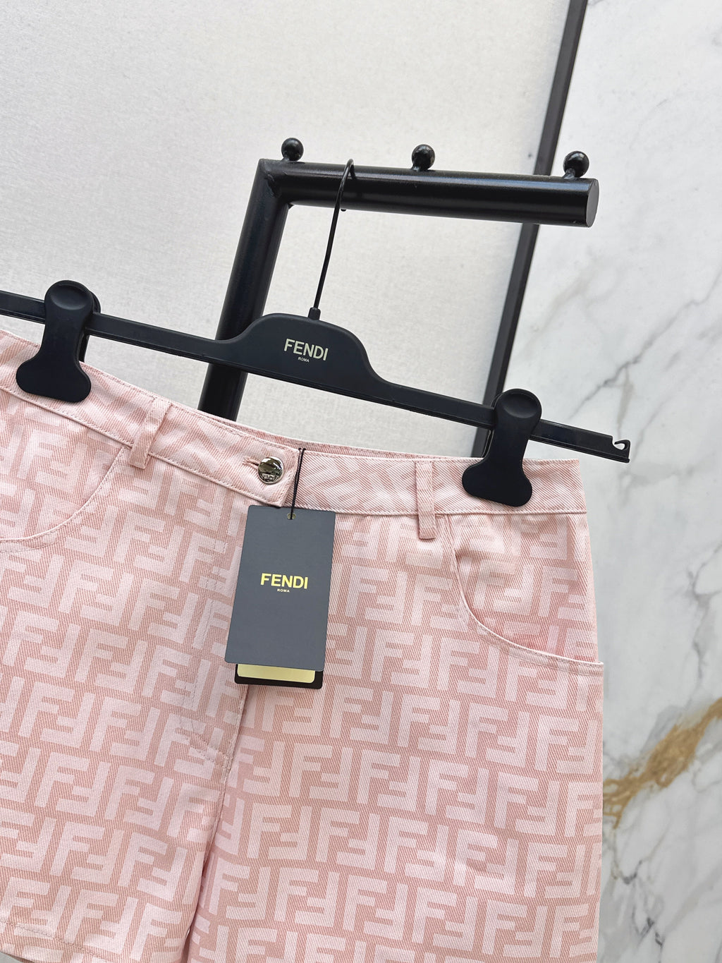 26SS Spring/Summer Newest Jacquard Denim Shorts