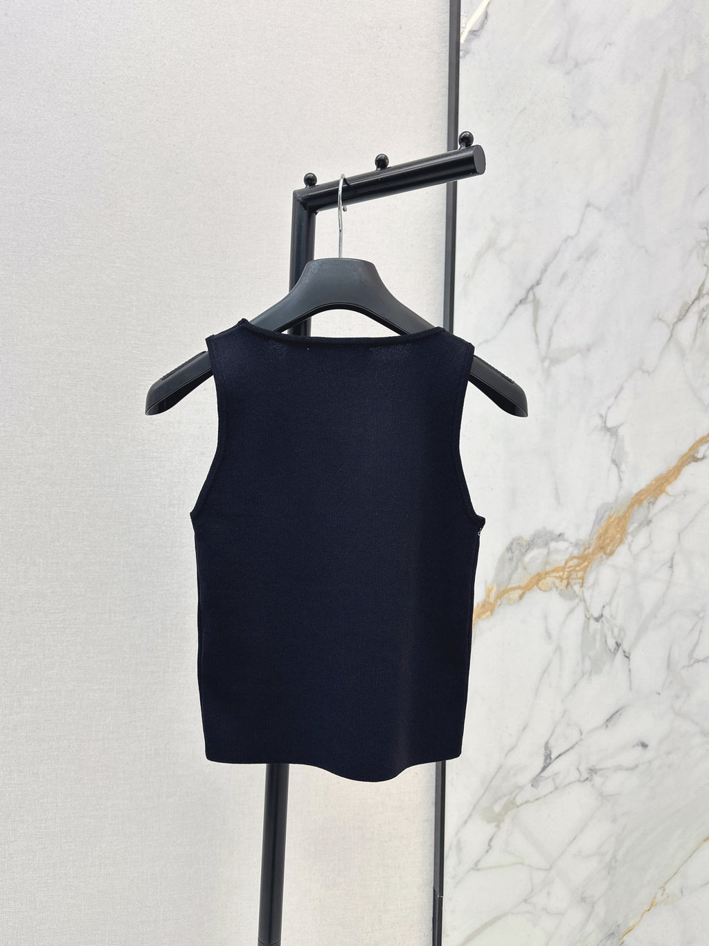 26SS New Letter Jacquard Knitted Vest