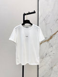 26SS New Crew Neck White Short Sleeve T-Shirt