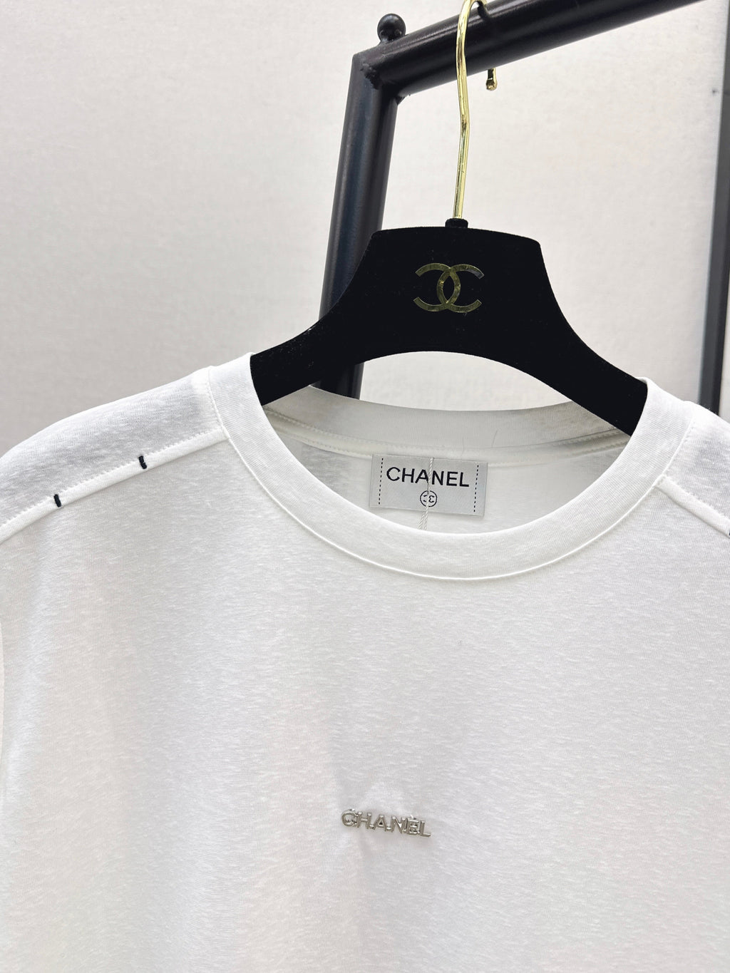 26SS New Crew Neck White Short Sleeve T-Shirt