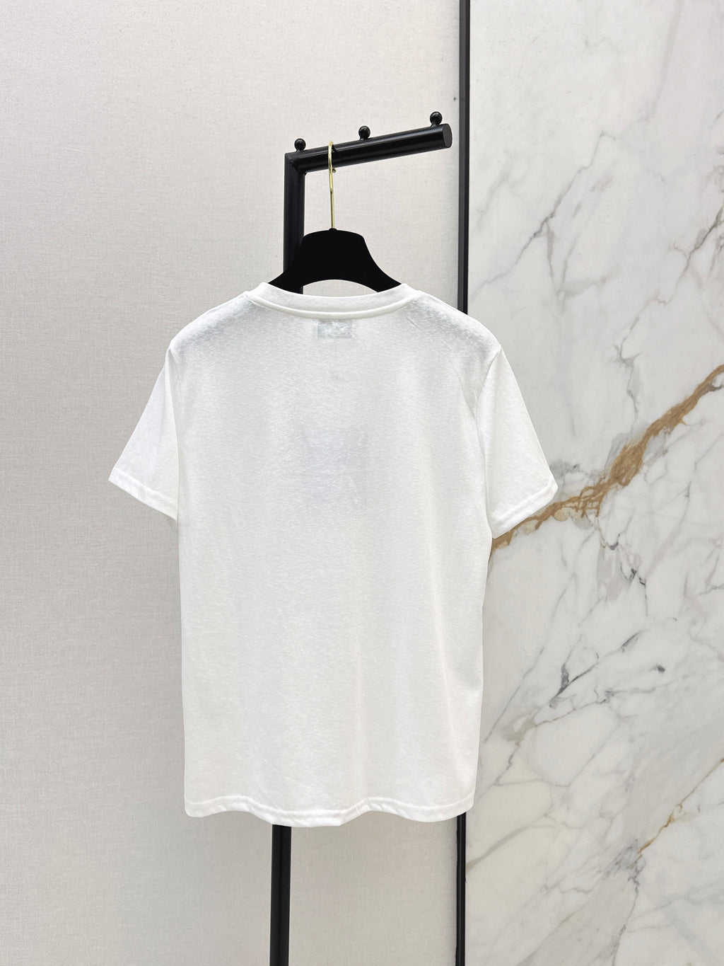 26SS New Crew Neck White Short Sleeve T-Shirt