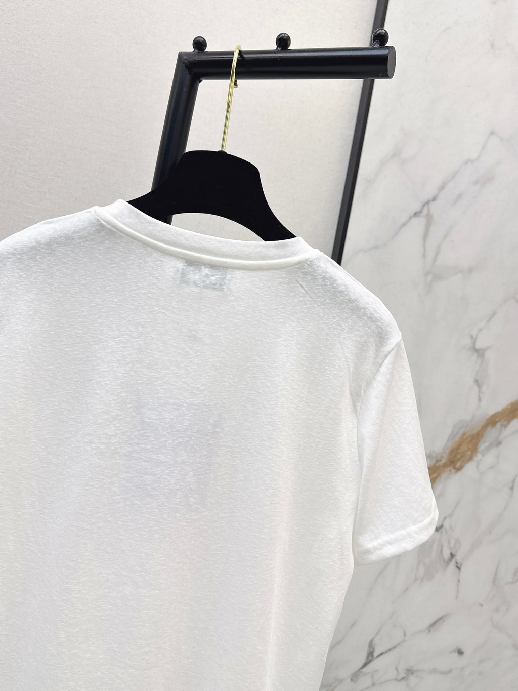 26SS New Crew Neck White Short Sleeve T-Shirt