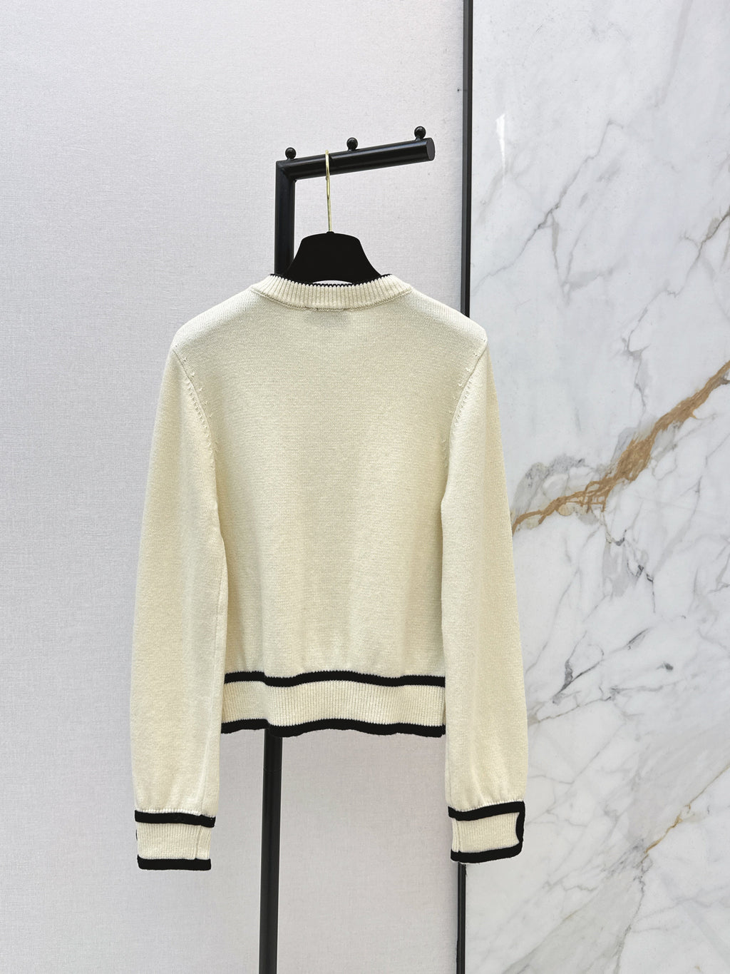 26SS Color Block Jogger Cardigan