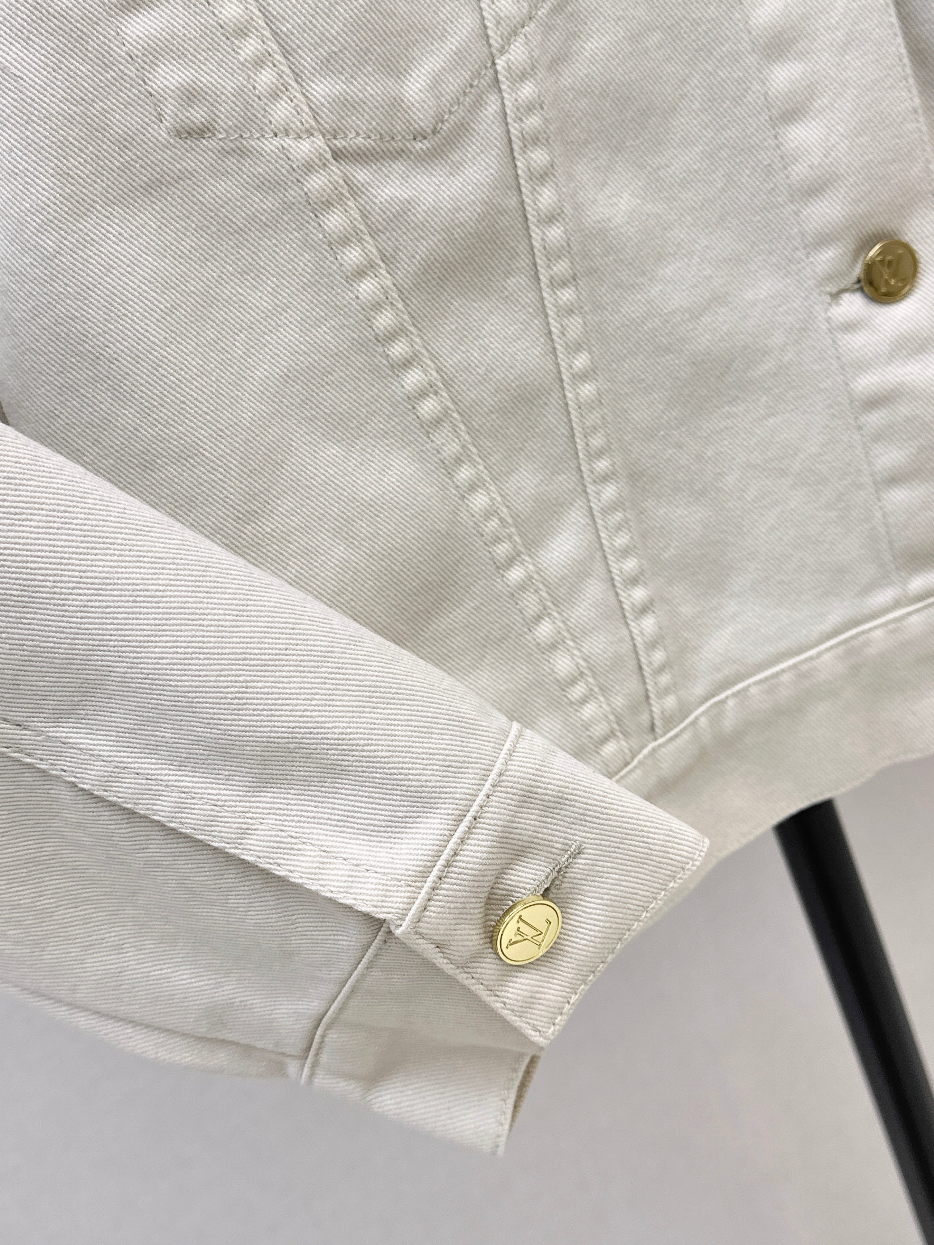 26SS Embroidered Denim Jacket