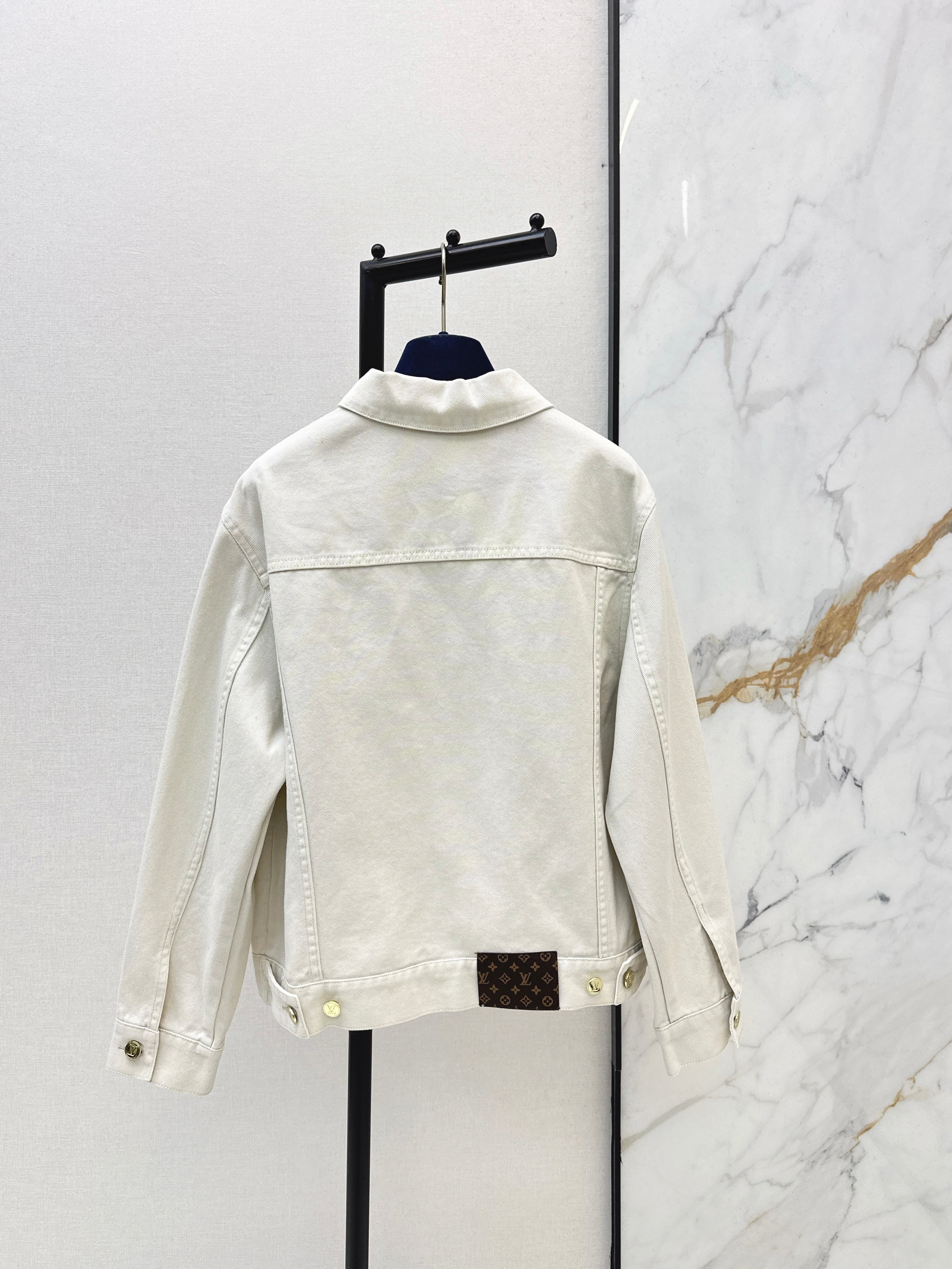 26SS Embroidered Denim Jacket