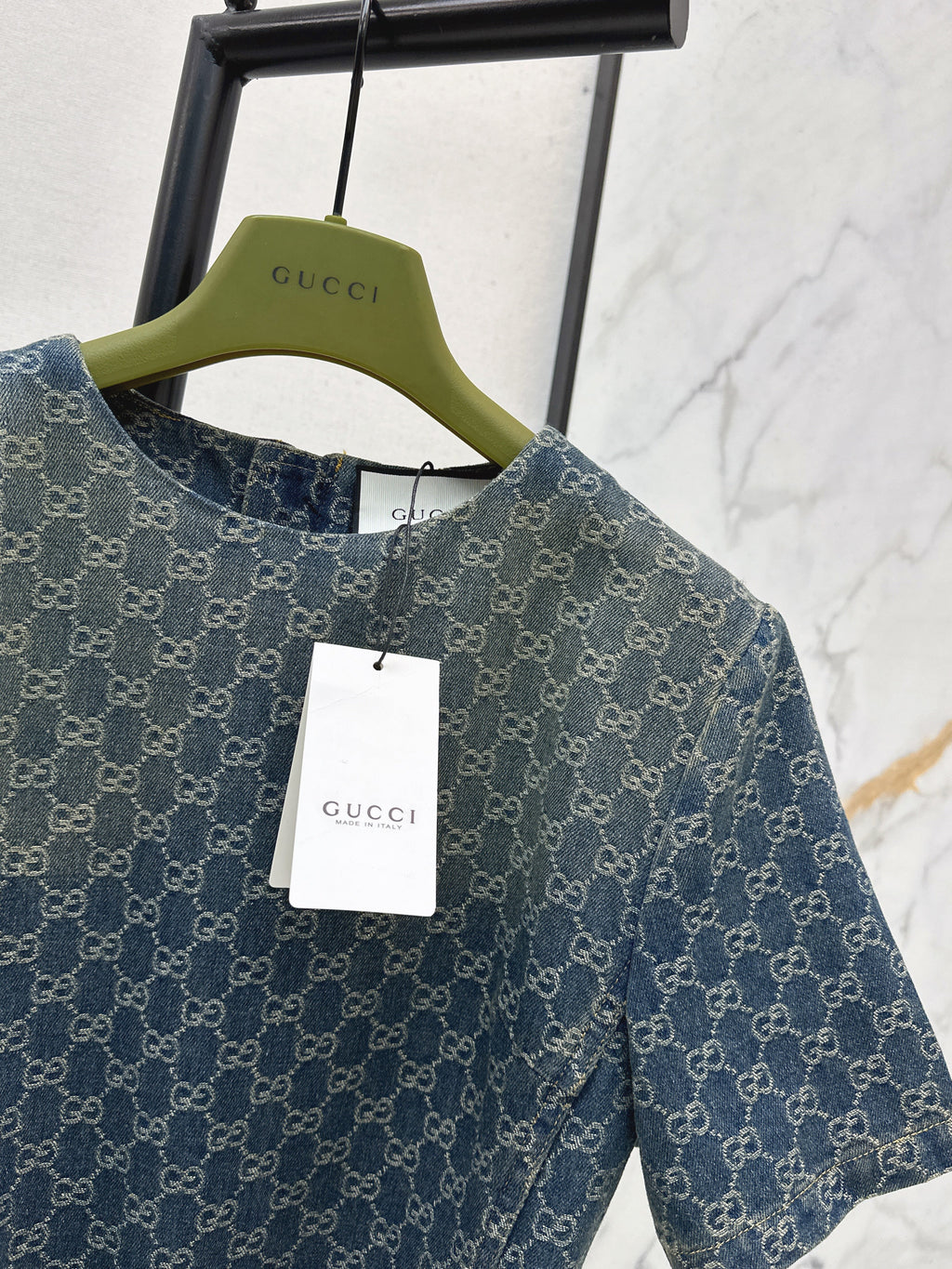 26SS New Spring/Summer Jacquard Short-Sleeve Dress