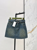 26SS New Spring/Summer Jacquard Mini Skirt