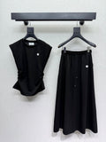 Sleeveless Top & Skirt Set