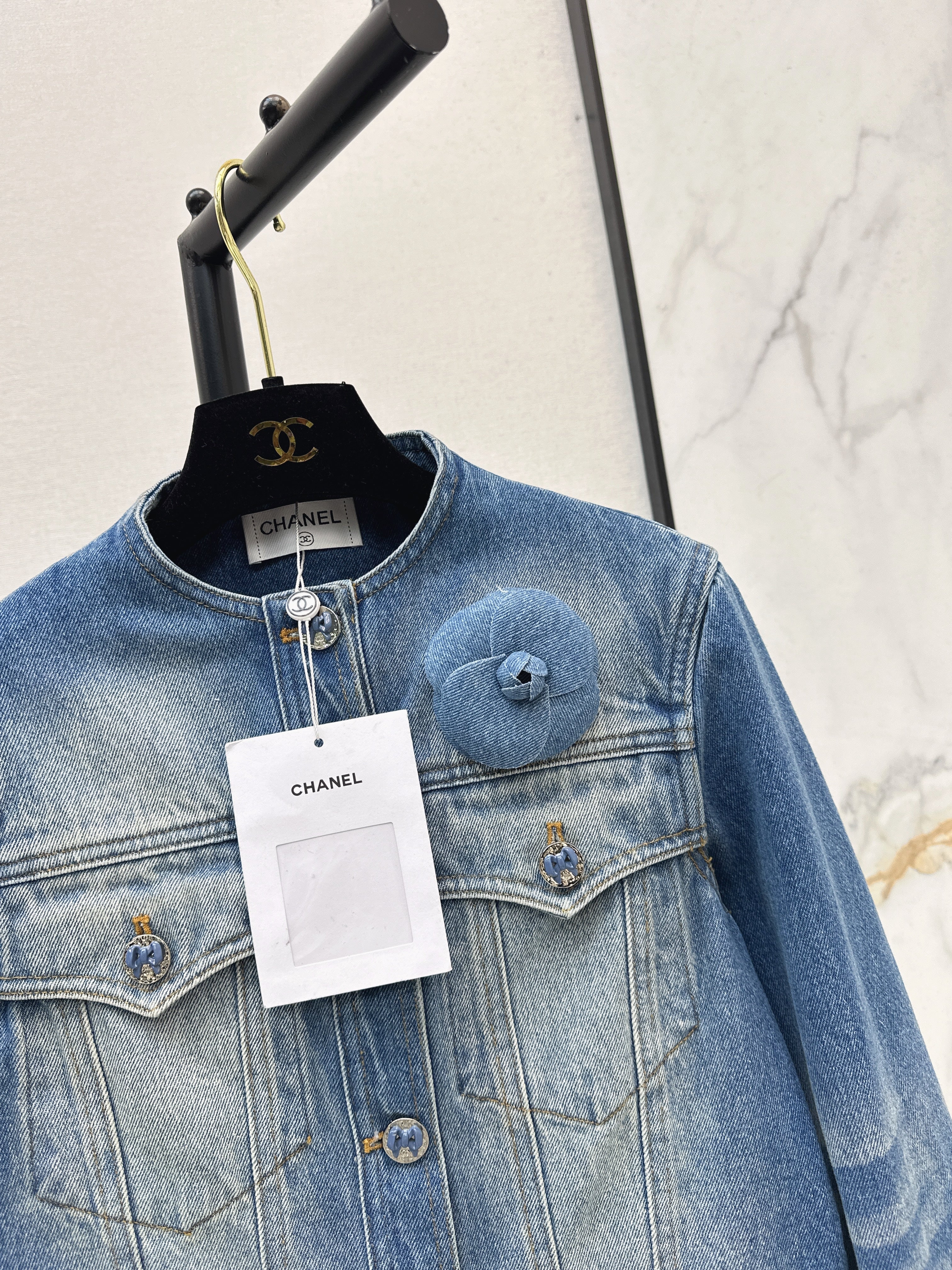 26SS Latest Spring/Summer Distressed Washed Denim Jacket