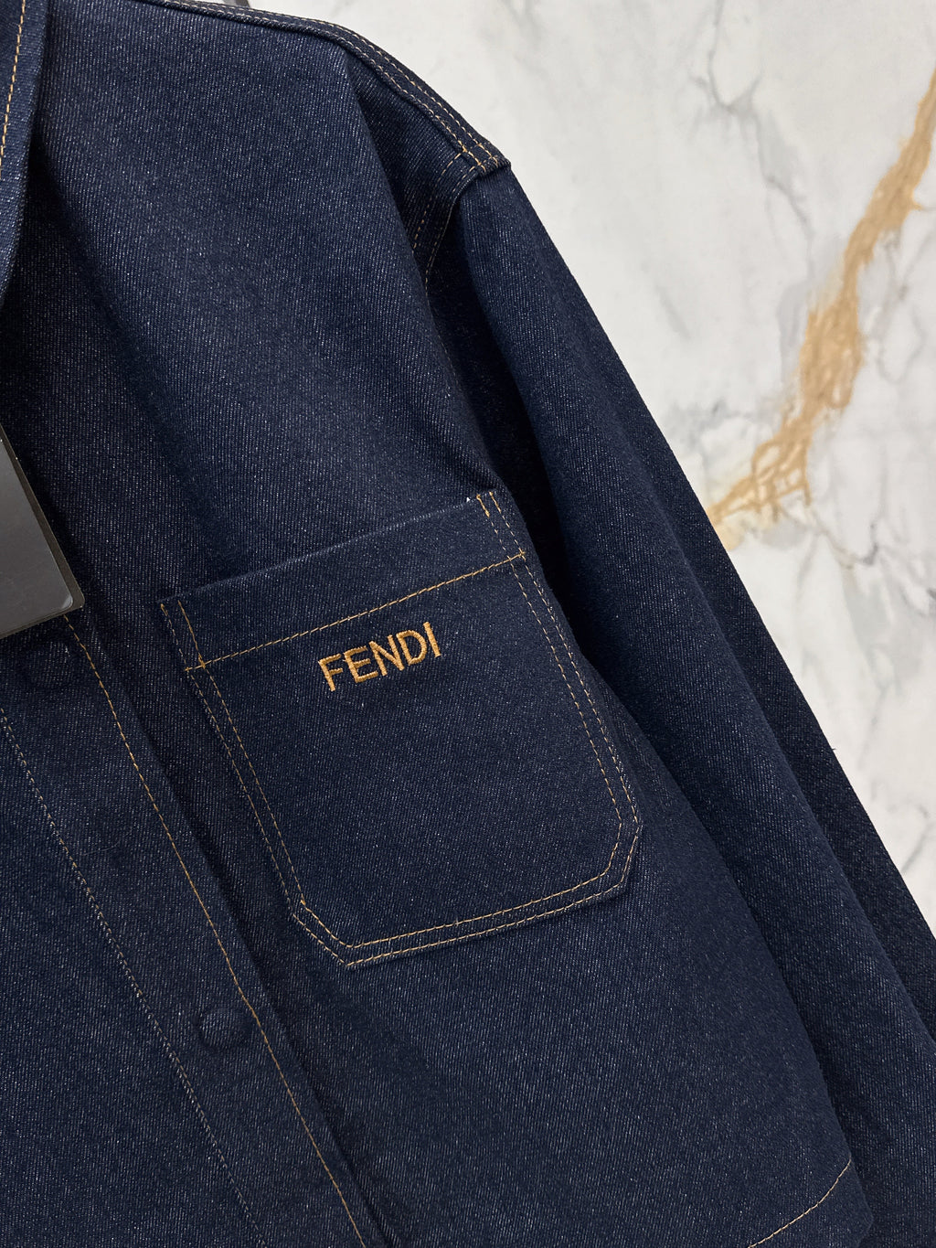 26SS New Arrival: Raw Indigo Collared Denim Jacket