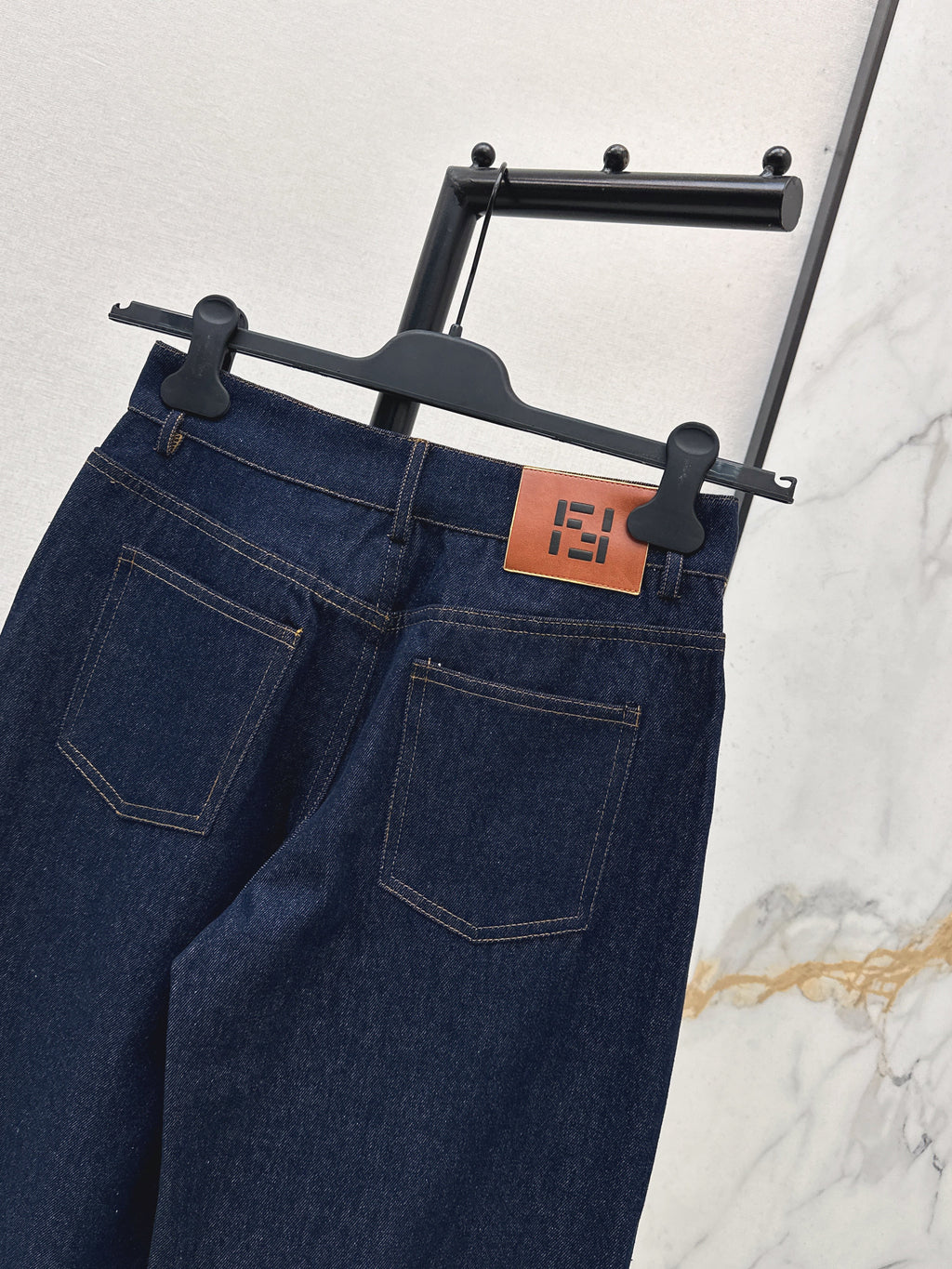 26SS New Arrival: Raw Indigo Collared Denim Jeans