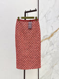 26SS Heavyweight Jacquard Skirt